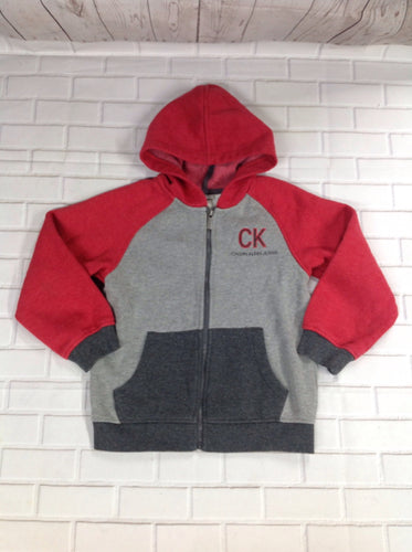 CALVIN KLEIN GRAY & RED Top
