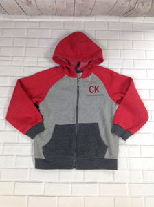 CALVIN KLEIN GRAY & RED Top