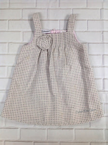 CALVIN KLEIN Gray & Pink Dress