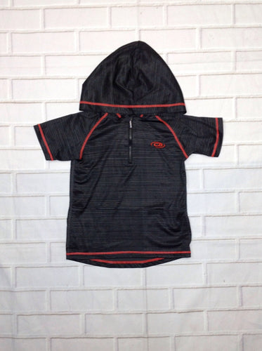 CB Black & Gray Stripe Top