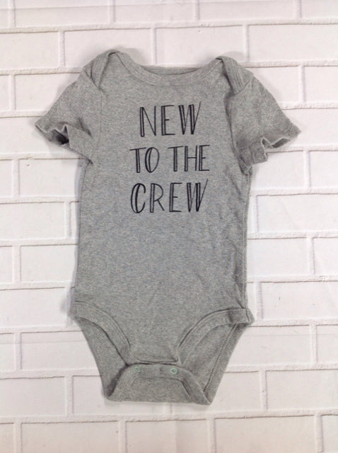 CLOUD ISLAND GRAY PRINT Onesie