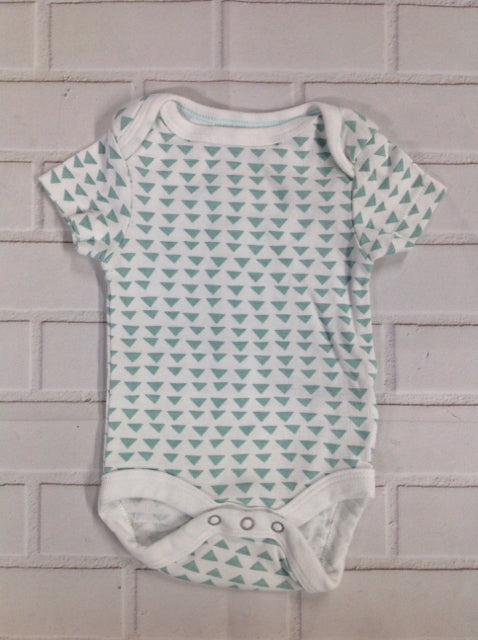 CLOUD ISLAND White Print Onesie