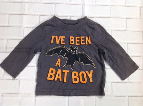 CRAZY 8 GRAY & ORANGE Bat Top