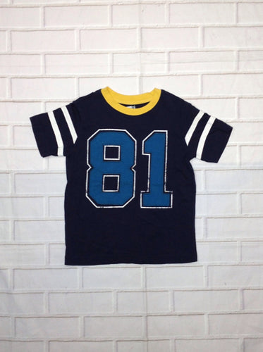 CRAZY 8 NAVY & YELLOW Top
