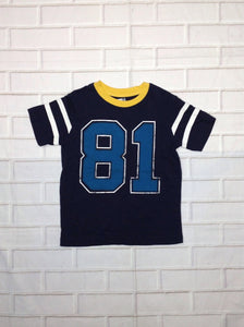 CRAZY 8 NAVY & YELLOW Top
