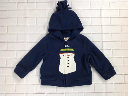 CRAZY 8 Navy Print Top