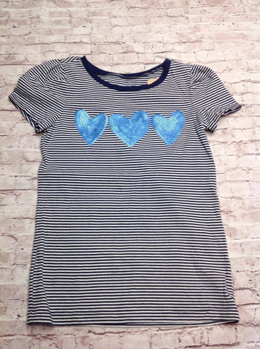 CRAZY 8 Navy Print Top