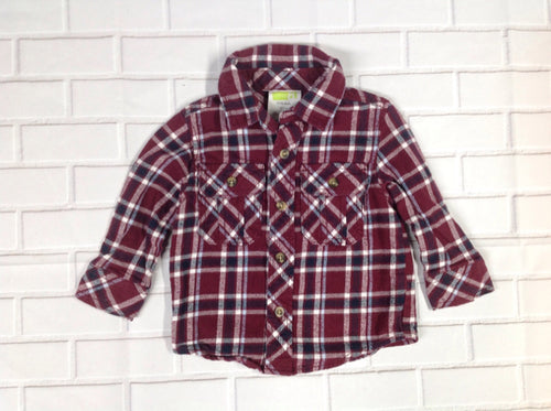CRAZY 8 Red & Blue Top