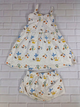 CREAM PRINT Dress