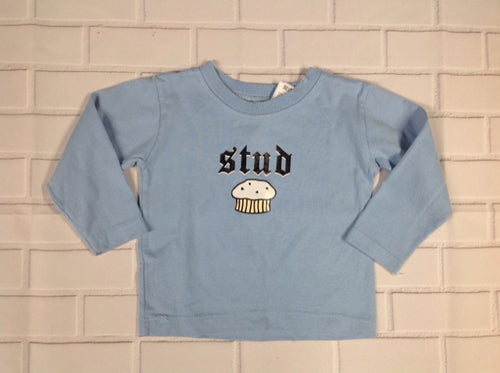NOTES Blue Print Top