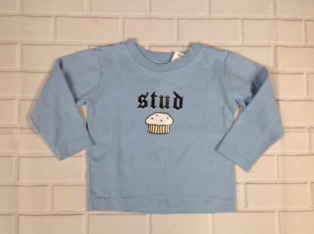NOTES Blue Print Top