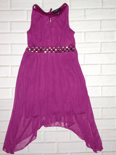 CRYSTAL DOLL Fuschia Dress