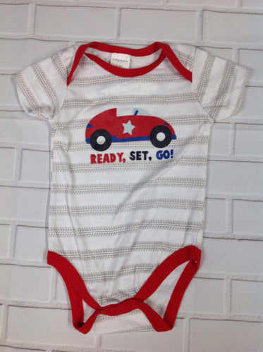 CUTIE Red & White Top