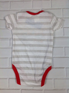 CUTIE Red & White Top