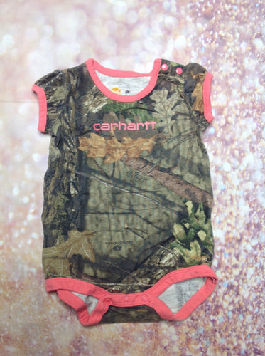 Carhartt Green & Pink Top