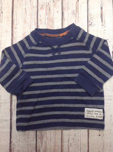 Carters BLUE & GRAY Top