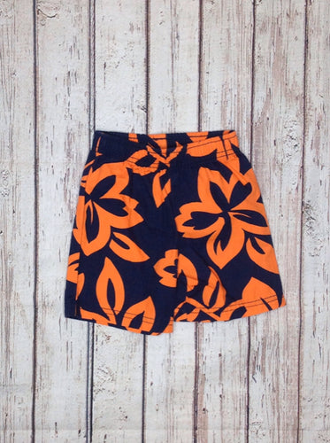 Carters BLUE & ORANGE Flower Shorts