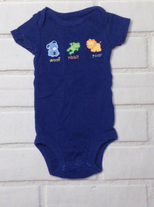 Carters BLUE & ORANGE Onesie