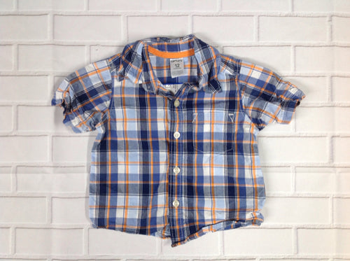 Carters BLUE & ORANGE Top