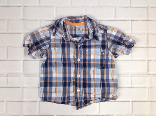 Carters BLUE & ORANGE Top