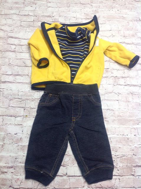 Carters BLUE & YELLOW 3 PC Outfit