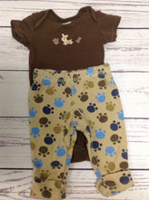 Carters BROWN & BEIGE 2 PC Outfit