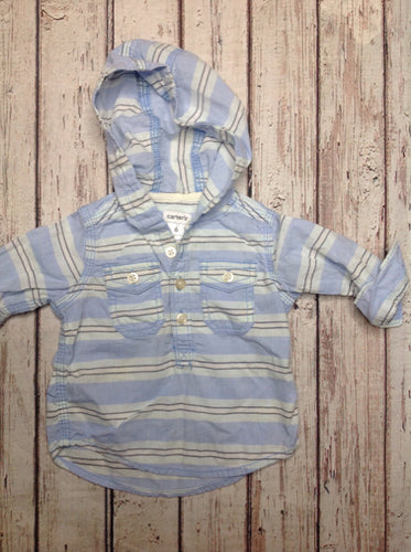 Carters Baby Blue & Blue Top