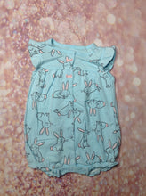 Carters Baby Blue & Pink One Piece