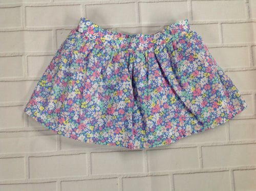 Carters Baby Blue & Pink Skort
