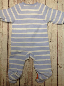 Carters Baby Blue & White One Piece