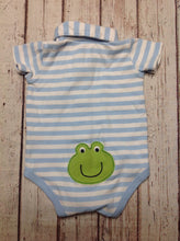 Carters Baby Blue & White One Piece