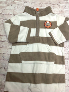 Carters Beige & Brown One Piece