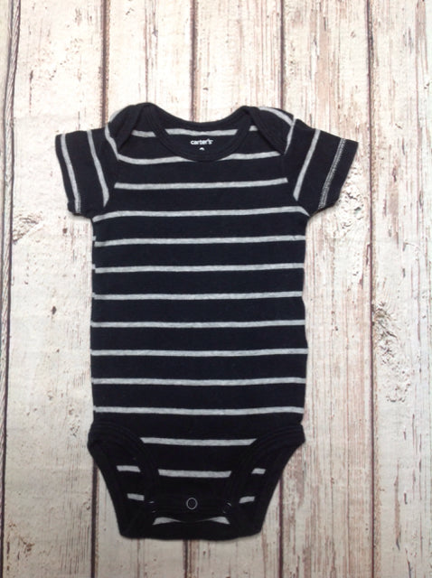 Carters Black & Gray Onesie