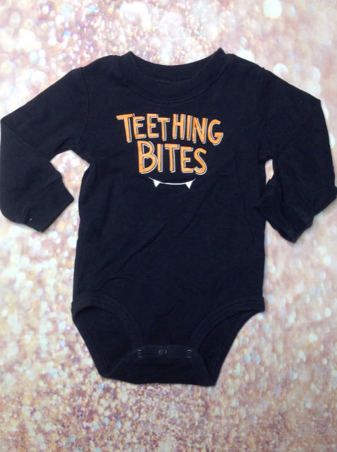 Carters Black & Orange Top