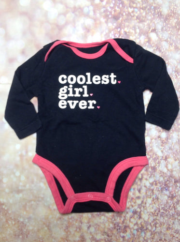 Carters Black & Pink Top