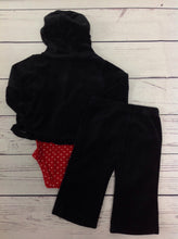 Carters Black & Red 3 PC Outfit