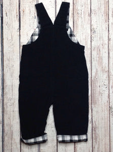 Carters Black & White Overalls