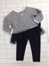 Carters Black & White Stripe 2 PC
