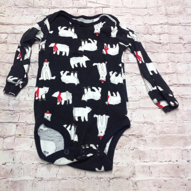 Carters Black & White Top