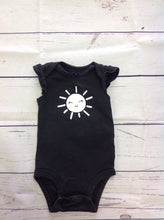 Carters Black Print Top