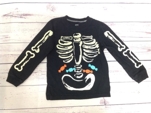 Carters Black Print Top