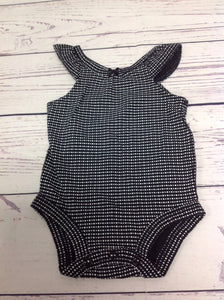 Carters Black Print Top