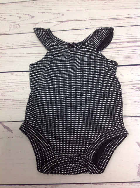 Carters Black Print Top