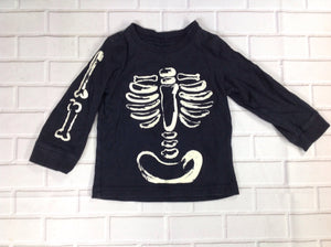 Carters Black Print Top