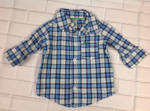 Carters Blue & Beige Top
