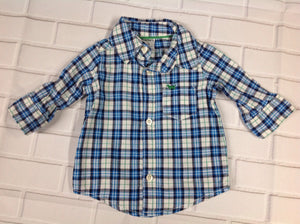 Carters Blue & Beige Top