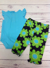Carters Blue & Green 2 PC Outfit