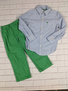 Carters Blue & Green 2 PC