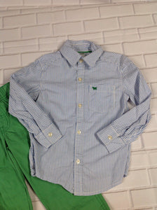 Carters Blue & Green 2 PC