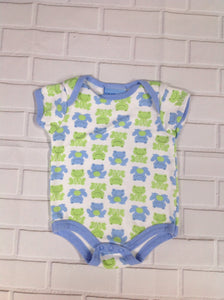 Carters Blue & Green Onesie